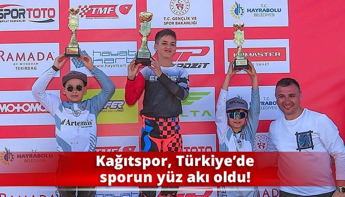 Kağıtspor, T&uuml;rkiye&rsquo;de sporun y&uuml;z akı oldu!