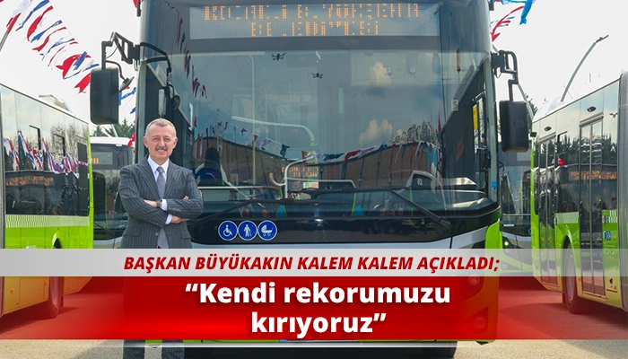 &ldquo;Kendi rekorumuzu kırıyoruz&rdquo;
