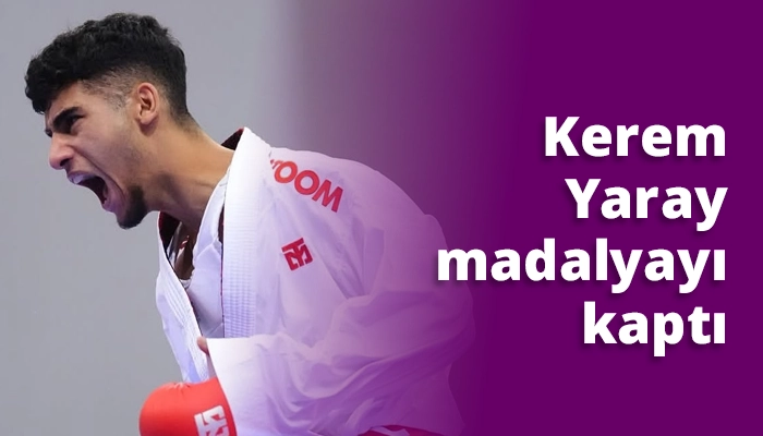 Kerem Yaray madalyayı kaptı