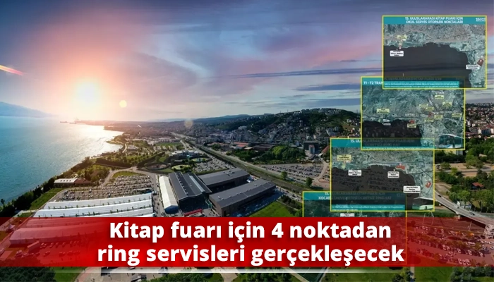 Kitap fuarı için 4 noktadan ring servisleri gerçekleşecek