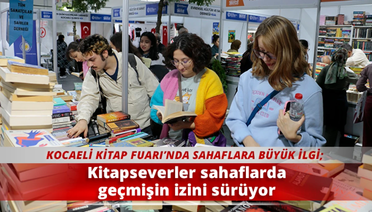 Kitapseverler sahaflarda ge&ccedil;mişin izini s&uuml;r&uuml;yor