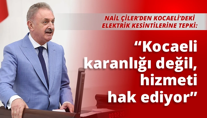 &ldquo;Kocaeli karanlığı değil, hizmeti hak ediyor&rdquo;