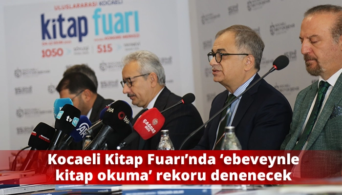 Kocaeli Kitap Fuarı’nda ‘ebeveynle kitap okuma’ rekoru denenecek