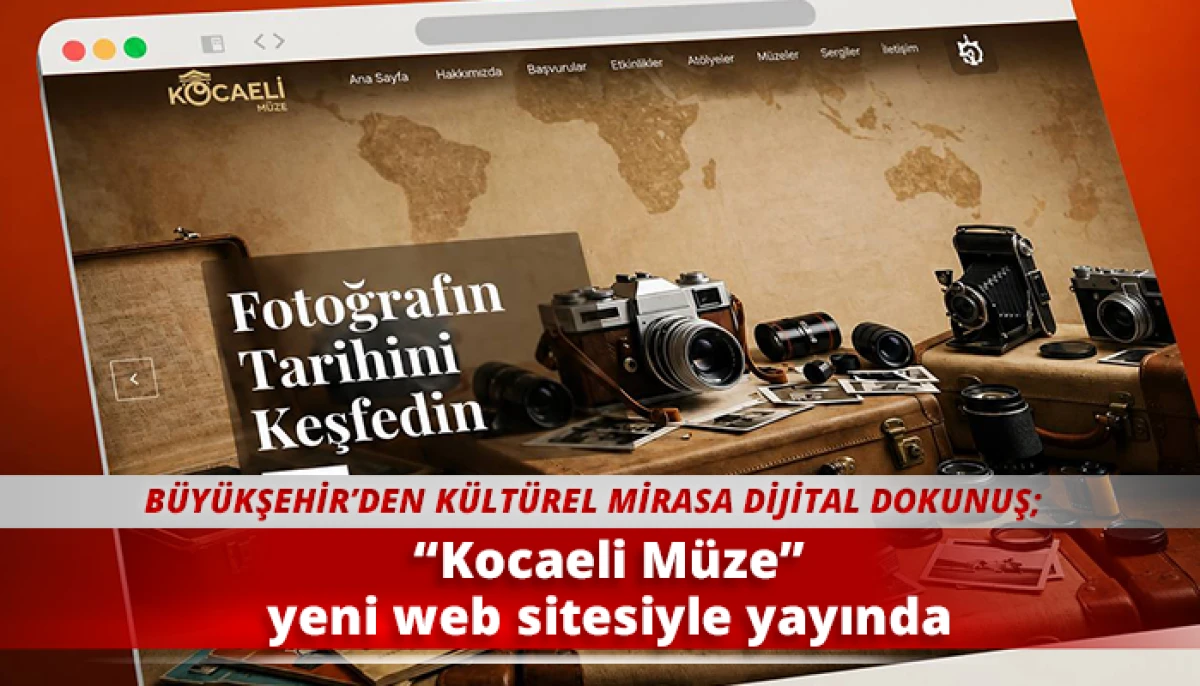 &ldquo;Kocaeli M&uuml;ze&rdquo; yeni web sitesiyle yayında