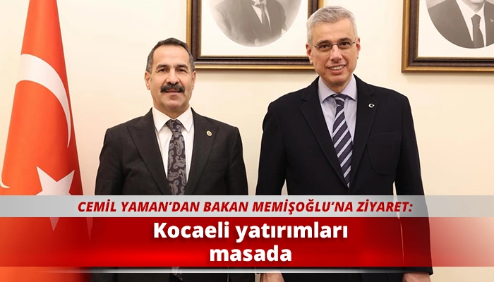 Kocaeli yatırımları masada
