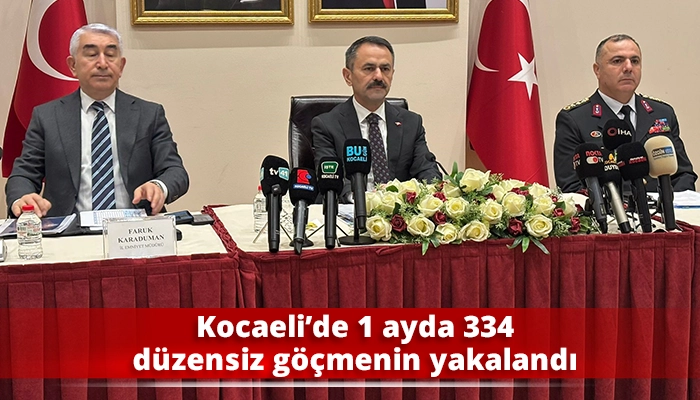 Kocaeli’de 1 ayda 334 düzensiz göçmenin yakalandı