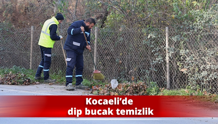 Kocaeli&rsquo;de dip bucak temizlik