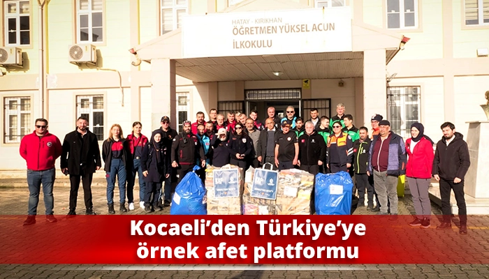 Kocaeli&rsquo;den T&uuml;rkiye&rsquo;ye &ouml;rnek afet platformu