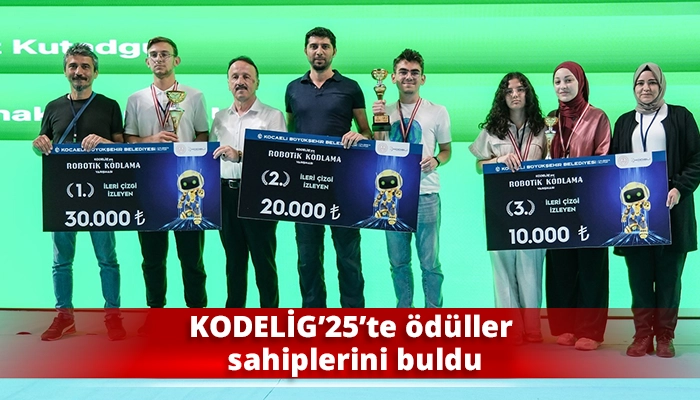 KODELİG’25’te ödüller sahiplerini buldu