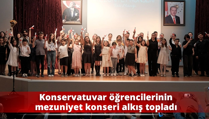 Konservatuvar öğrencilerinin mezuniyet konseri alkış topladı