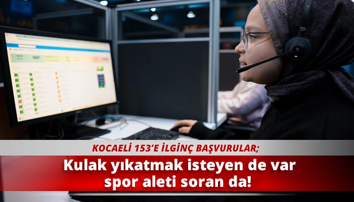 Kulak yıkatmak isteyen de var spor aleti soran da!