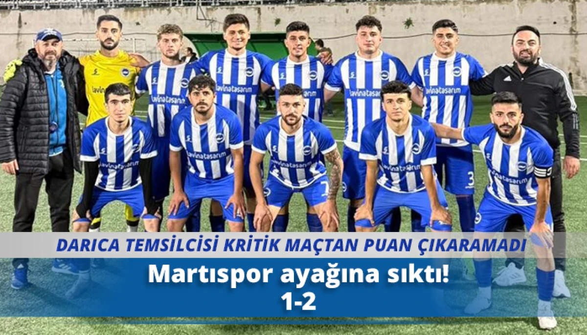 Martıspor ayağına sıktı! 1-2