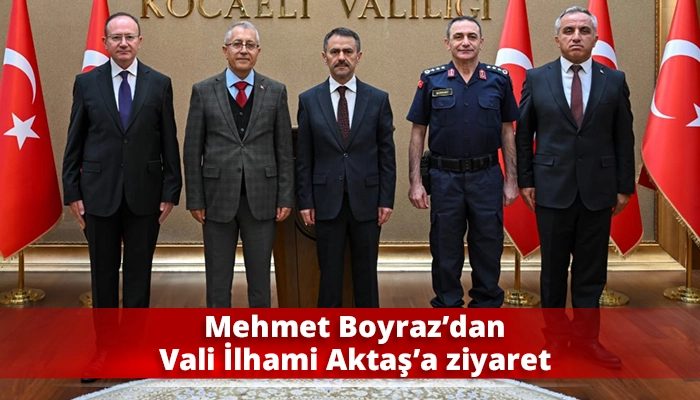 Mehmet Boyraz’dan Vali İlhami Aktaş’a ziyaret