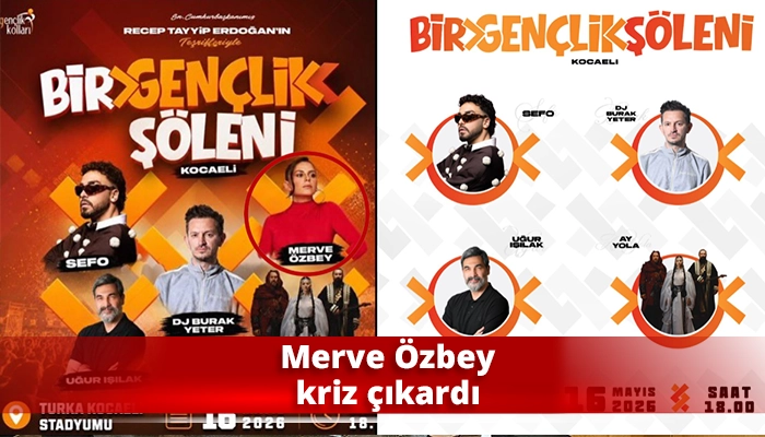 Merve &Ouml;zbey kriz &ccedil;ıkardı