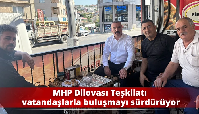 MHP Dilovası Teşkilatı vatandaşlarla buluşmayı s&uuml;rd&uuml;r&uuml;yor