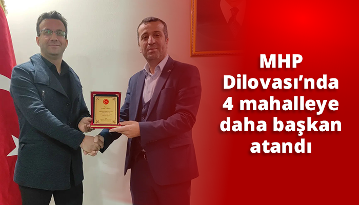 MHP Dilovası’nda 4 mahalleye daha başkan atandı