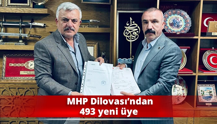 MHP Dilovası’ndan 493 yeni üye