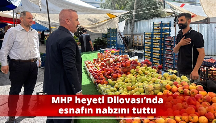 MHP heyeti Dilovası&rsquo;nda esnafın nabzını tuttu
