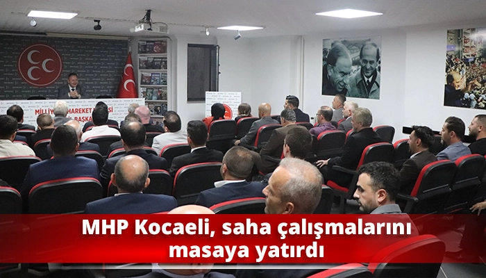 MHP Kocaeli, saha &ccedil;alışmalarını masaya yatırdı