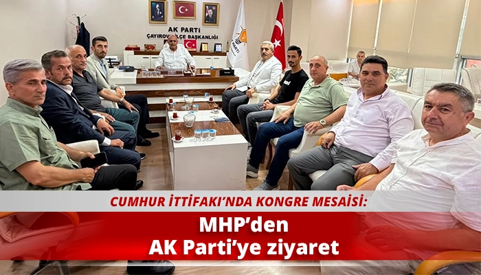 MHP&rsquo;den AK Parti&rsquo;ye ziyaret