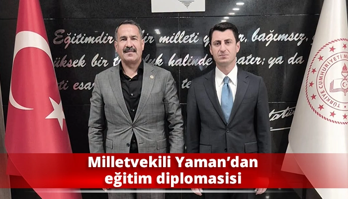Milletvekili Yaman&rsquo;dan eğitim diplomasisi