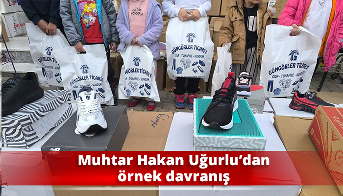 Muhtar Hakan Uğurlu’dan örnek davranış