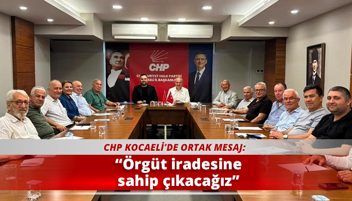 &ldquo;&Ouml;rg&uuml;t iradesine sahip &ccedil;ıkacağız&rdquo;