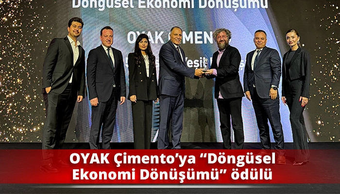 OYAK &Ccedil;imento&rsquo;ya &ldquo;D&ouml;ng&uuml;sel Ekonomi D&ouml;n&uuml;ş&uuml;m&uuml;&rdquo; &ouml;d&uuml;l&uuml;