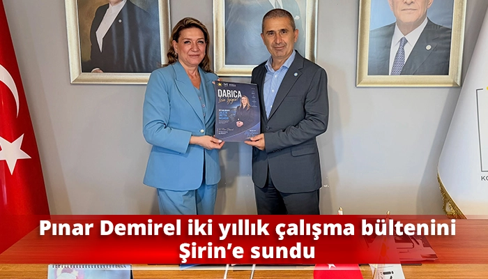 Pınar Demirel iki yıllık &ccedil;alışma b&uuml;ltenini Şirin&rsquo;e sundu