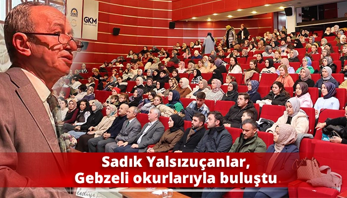 Sadık Yalsızu&ccedil;anlar, Gebzeli okurlarıyla buluştu