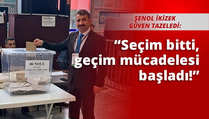 &ldquo;Se&ccedil;im bitti, ge&ccedil;im m&uuml;cadelesi başladı!&rdquo;