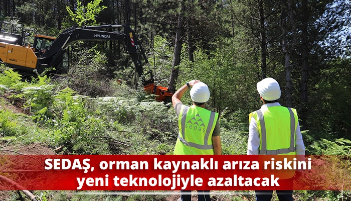SEDAŞ, orman kaynaklı arıza riskini yeni teknolojiyle azaltacak