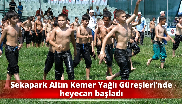 Sekapark Altın Kemer Yağlı Güreşleri’nde heyecan başladı