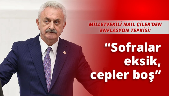 “Sofralar eksik, cepler boş”