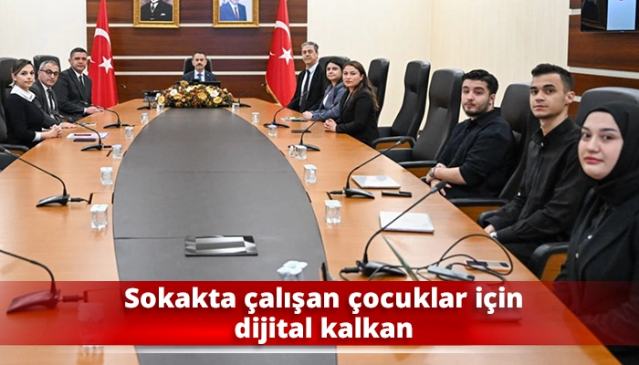 Sokakta &ccedil;alışan &ccedil;ocuklar i&ccedil;in dijital kalkan