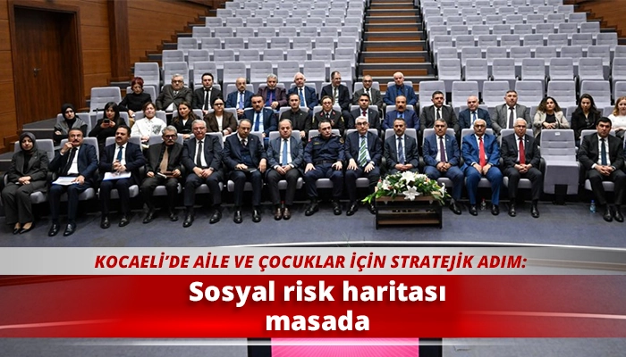 Sosyal risk haritası masada