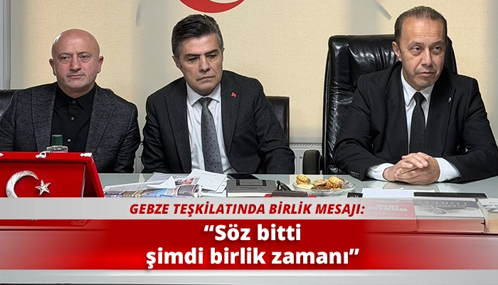&ldquo;S&ouml;z bitti şimdi birlik zamanı&rdquo;