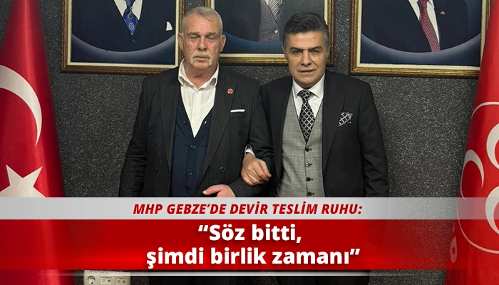 “Söz bitti, şimdi birlik zamanı”