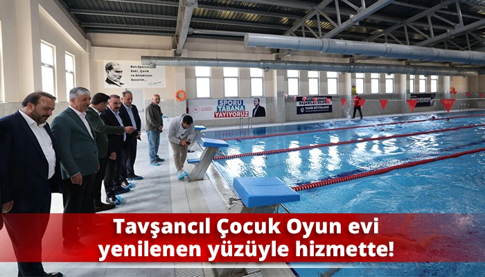 Tavşancıl &Ccedil;ocuk Oyun evi yenilenen y&uuml;z&uuml;yle hizmette!