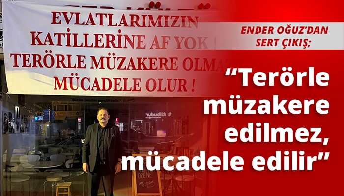 &ldquo;Ter&ouml;rle m&uuml;zakere edilmez, m&uuml;cadele edilir&rdquo;