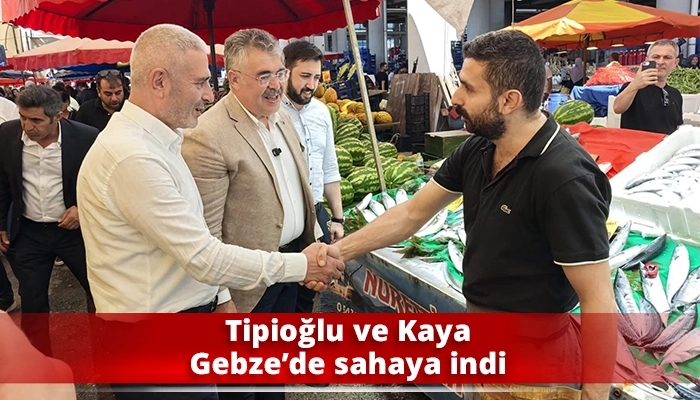 Tipioğlu ve Kaya Gebze&rsquo;de sahaya indi