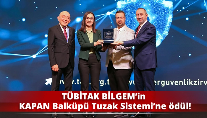 T&Uuml;BİTAK BİLGEM&rsquo;in KAPAN Balk&uuml;p&uuml; Tuzak Sistemi&rsquo;ne &ouml;d&uuml;l!