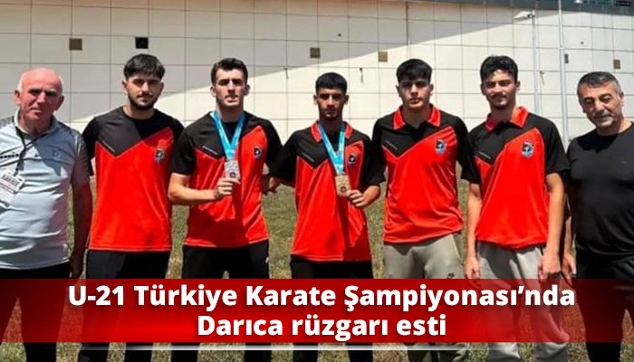 U-21 T&uuml;rkiye Karate Şampiyonası&rsquo;nda Darıca r&uuml;zgarı esti