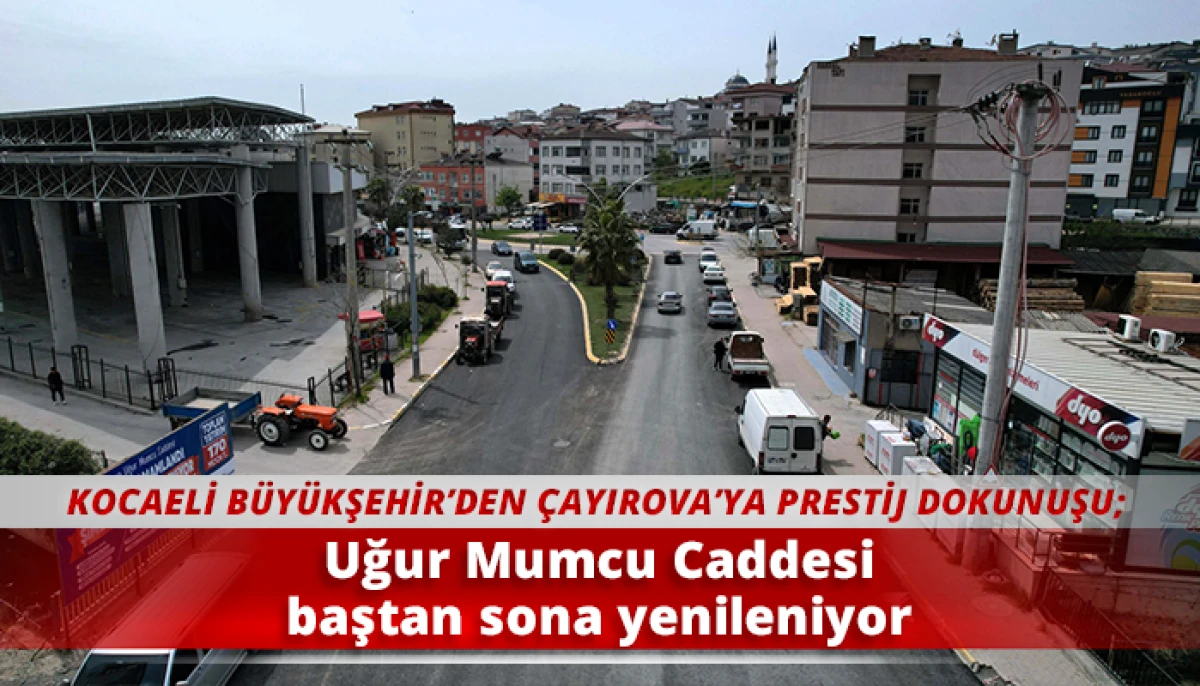 Uğur Mumcu Caddesi baştan sona yenileniyor