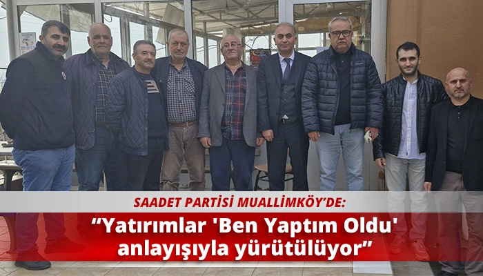 &ldquo;Yatırımlar 'Ben Yaptım Oldu' anlayışıyla y&uuml;r&uuml;t&uuml;l&uuml;yor&rdquo;