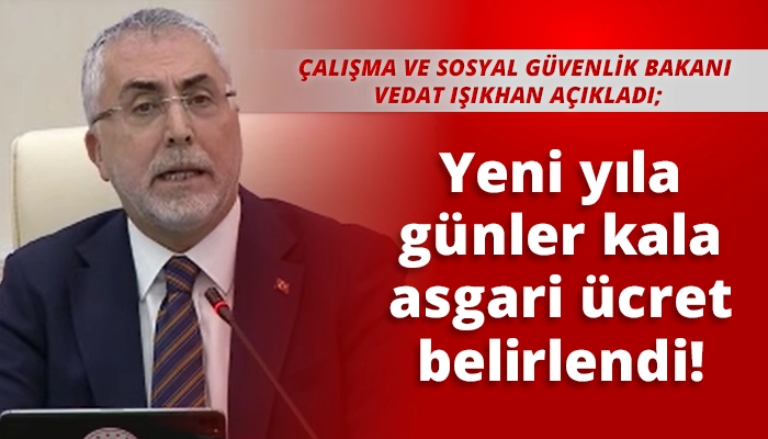 Yeni yıla g&uuml;nler kala asgari &uuml;cret belirlendi!