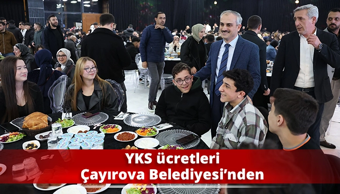 YKS &uuml;cretleri &Ccedil;ayırova Belediyesi&rsquo;nden