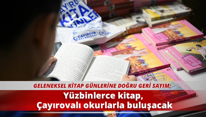 Yüzbinlerce kitap, Çayırovalı okurlarla buluşacak